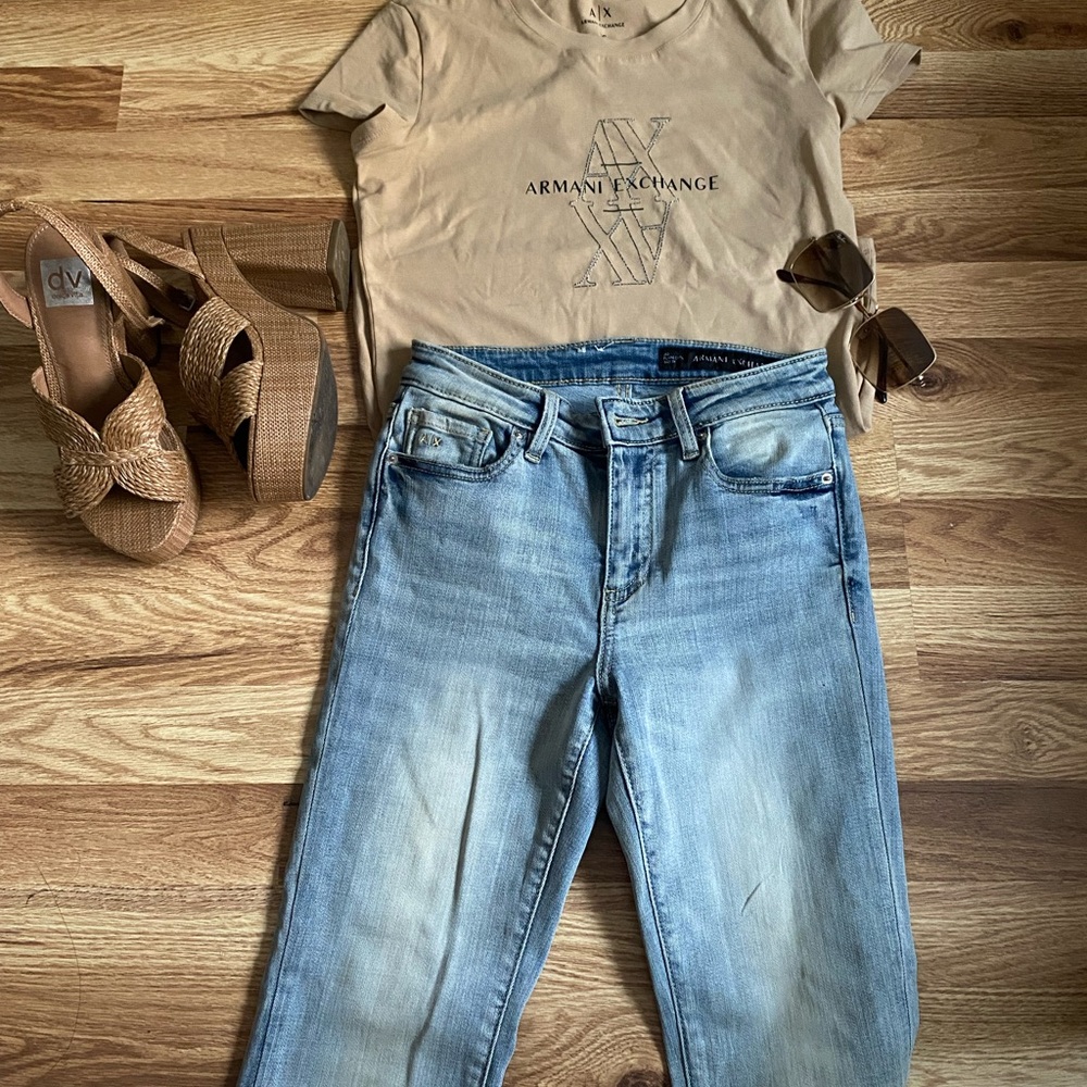 Giorgio Armani Blue Slim Jeans Modern Fit